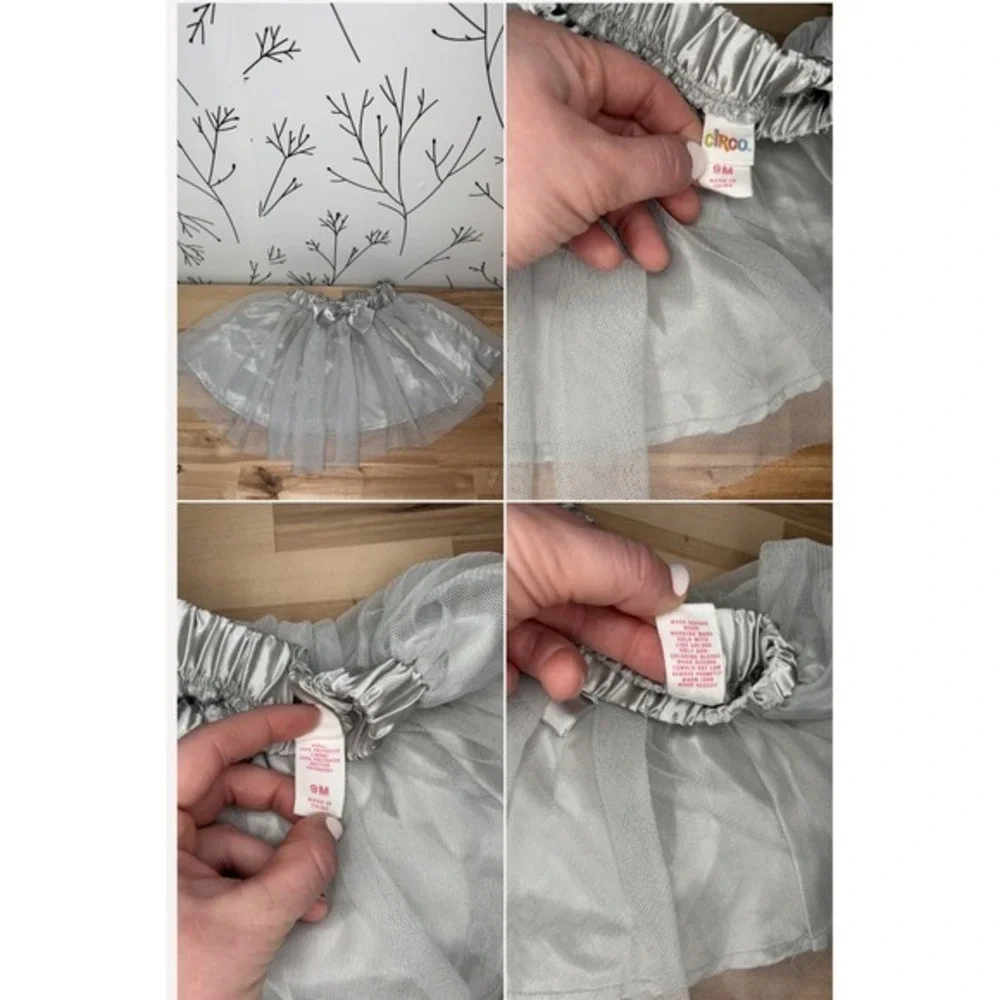 Baby Girl 6-9M Clothing Lot OshKosh Koala‎ Kids Circo Tops Tutu Skirt 4pc Set
